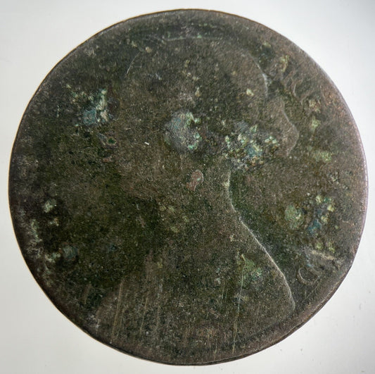 1865 Victoria One Penny Coin | Fair Grade