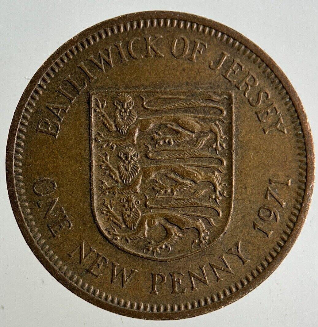 1971 Jersey 1p One Penny Coin | Fine Collectable Grade