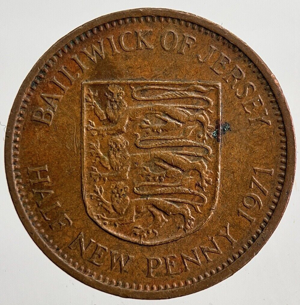 1971 Jersey 1/2p Half-Penny-Pence Coin | Very High Grade | a5000