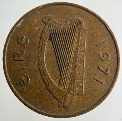 1971 Irish 2p Two-Pence Coin | Fine Collectable Grade