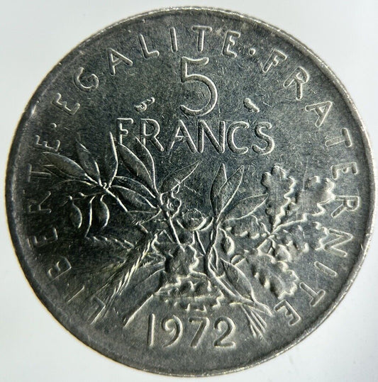 1972 France 5 Francs Coin | Fine Collectable Grade