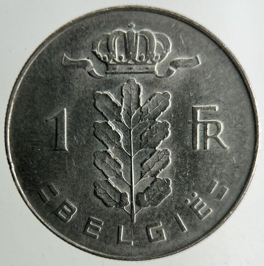 1972 Belgium 1 Franc Coin | Fine Collectable Grade