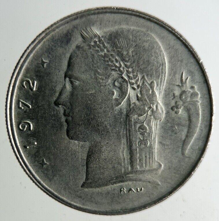 1972 Belgium 1 Franc Coin | Fine Collectable Grade