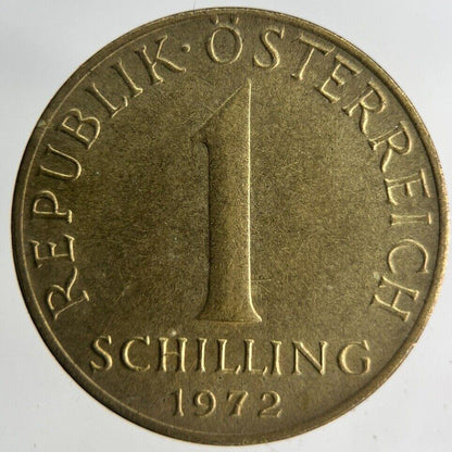 1972 Austria 1 Schilling Coin | Fine Collectable Grade