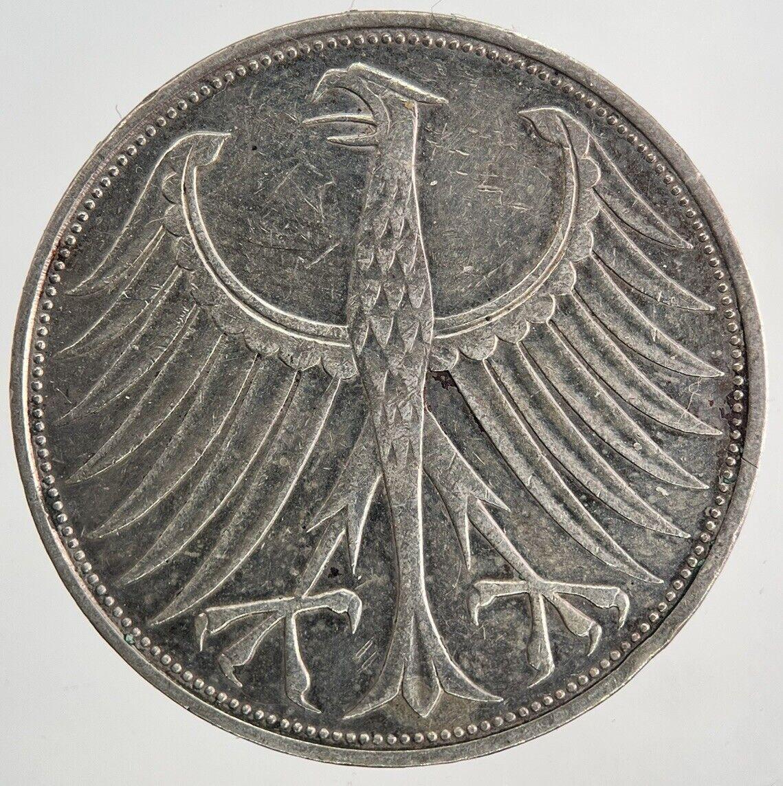 1971-D Germany 5 Mark Silver Coin | Fine Collectable Grade