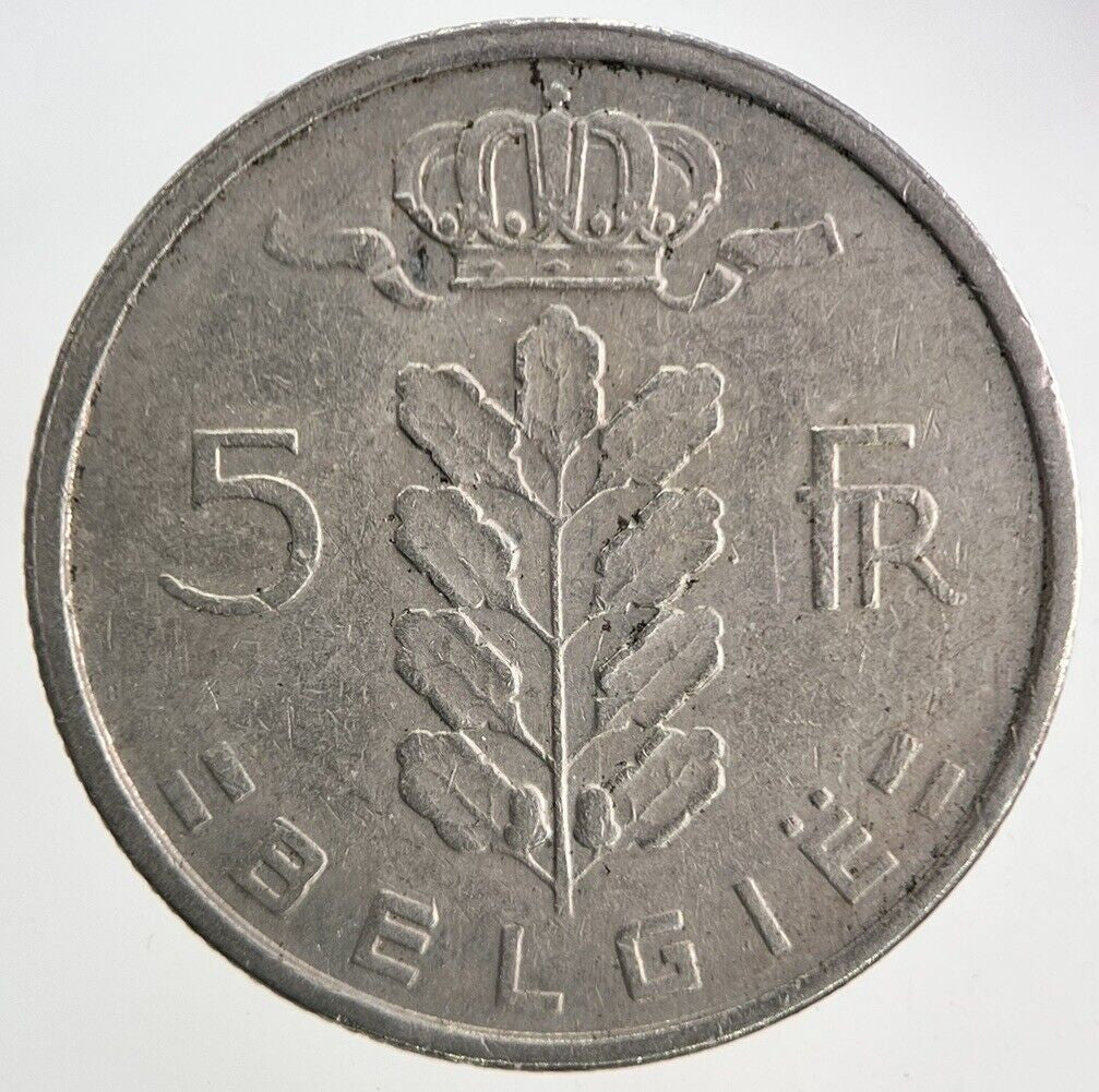 1972 Belgium 5 Franc Coin | Fine Collectable Grade