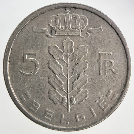 1972 Belgium 5 Franc Coin | Fine Collectable Grade