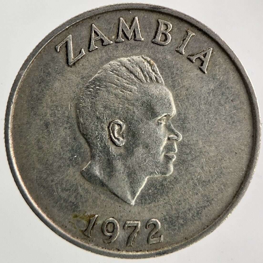 1972 Africa Zambia 10 Ngwee Coin | Fine Collectable Grade