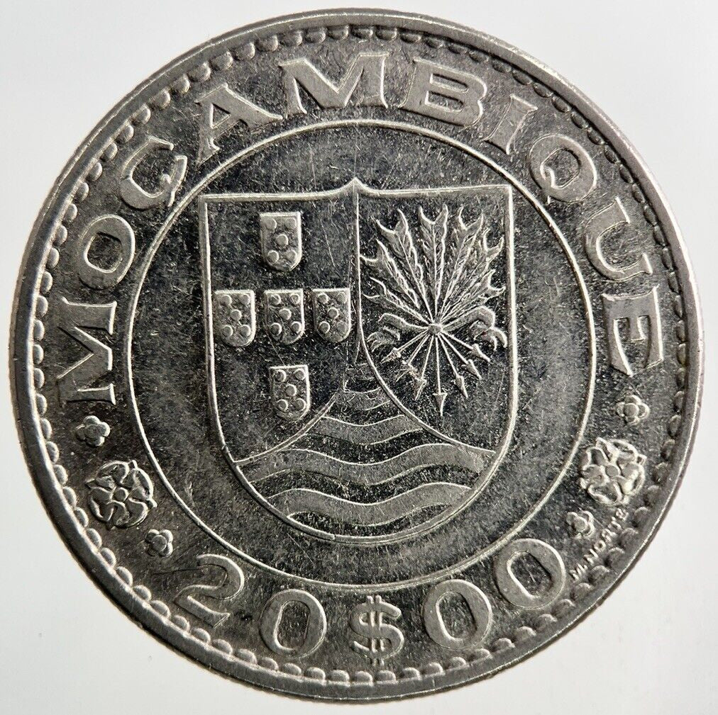 1971 Mozambique Portugal 20 Escudos Coin | Fine Collectable Grade