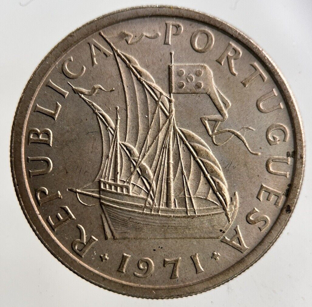 1971 Portugal 5 Escudos Coin | Very High Grade