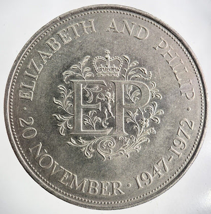 1972 Elizabeth II 2nd One Crown Coin | Very High Grade