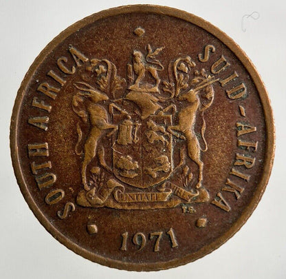 1971 South Africa 2 Cent Coin | Fine Collectable Grade
