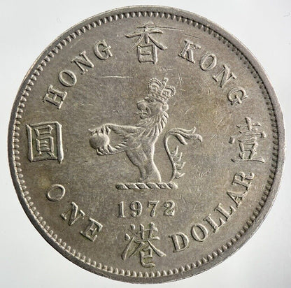 1972 Hong Kong 1 Dollar Coin | Fine Collectable Grade