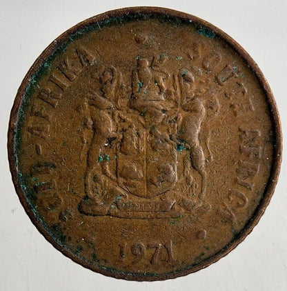 1971 South Africa 1 Cent Coin | Fine Collectable Grade