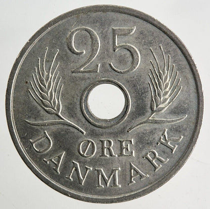 1972 Denmark 25 Ore Coin | Fine Collectable Grade