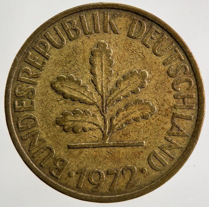 1972 Germany 10 Pfennig Coin | Fine Collectable Grade