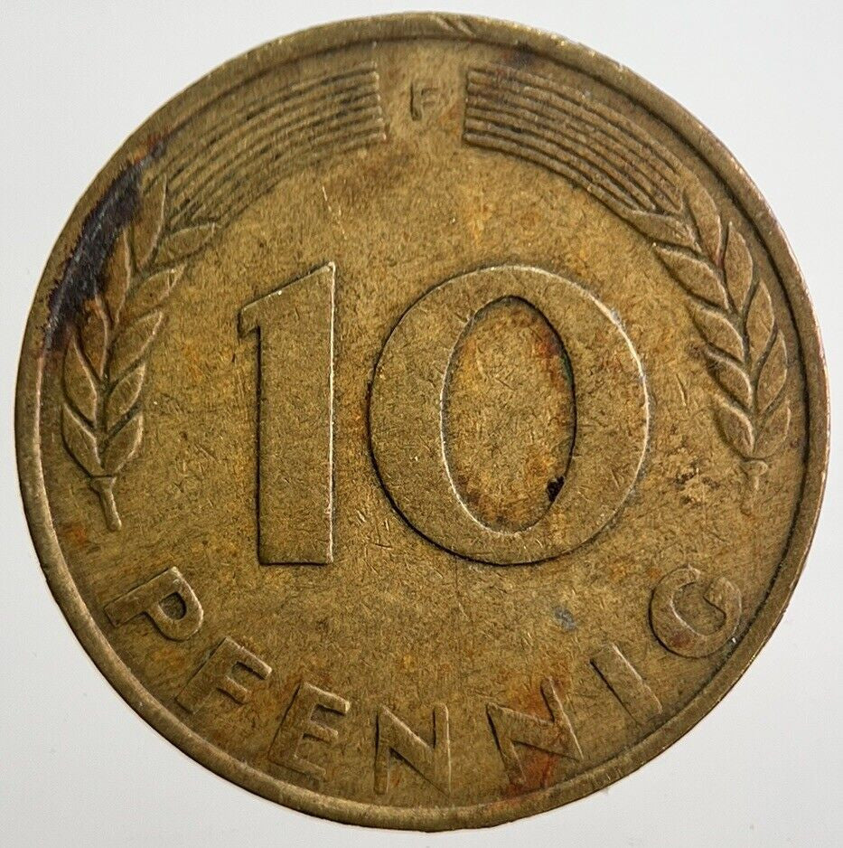 1972 Germany 10 Pfennig Coin | Collectable Grade | a4946