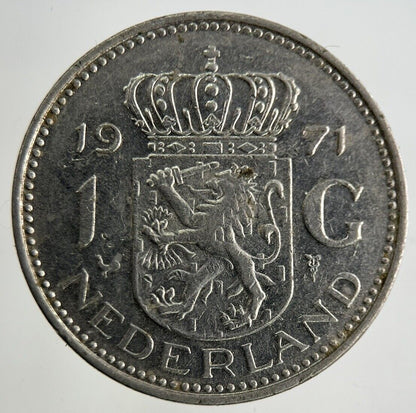 1971 Netherlands 1 Gulden Coin | Fine Collectable Grade