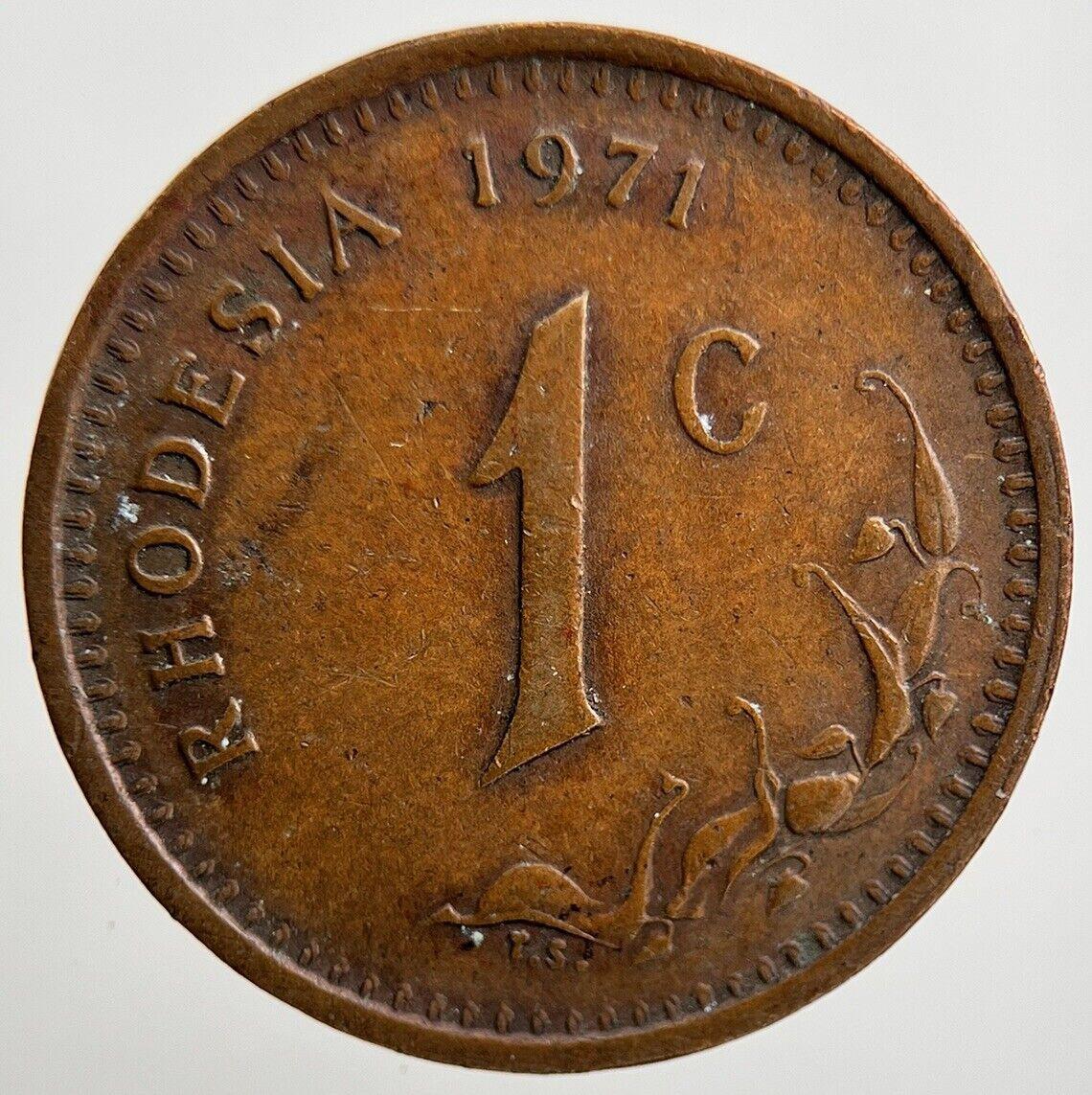 1971 Rhodesia One 1 Cent Coin | Very High Grade | a2131