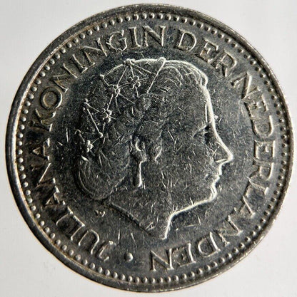 1972 Netherlands 1 Gulden Coin | Fine Collectable Grade
