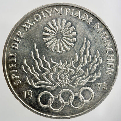 1972-G 10 Mark Munich Olympics Silver Germany Coin | Collectable Grade | a677