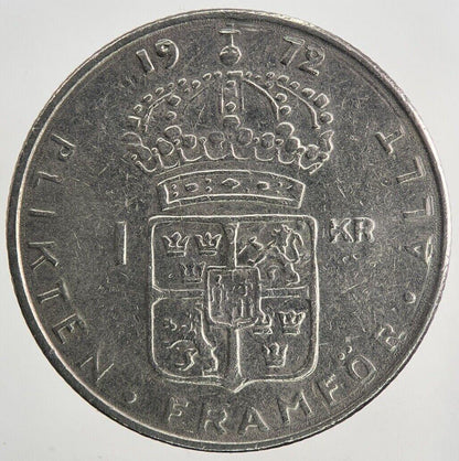 1972 Sweden 1 Krona Coin | Very High Grade