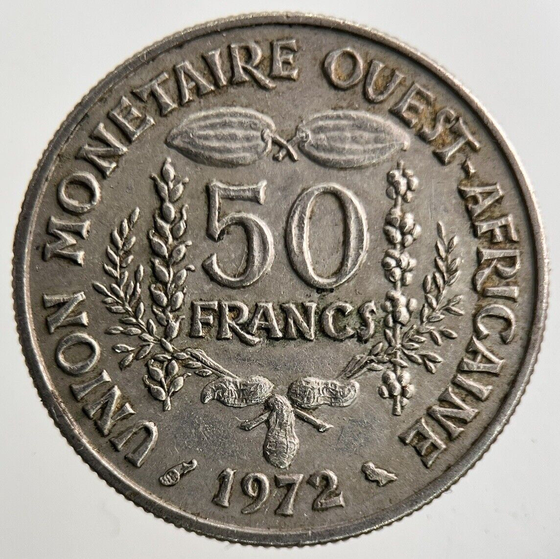 1972 West Africa States 50 Francs Coin | Fine Collectable Grade