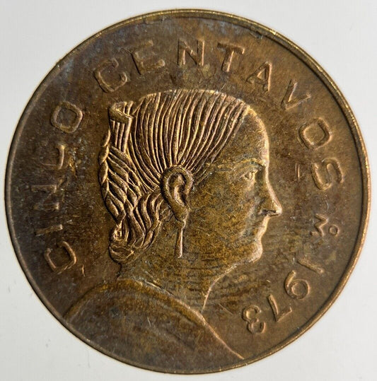 1973 Mexico 5 Centavos Coin | Very High Grade
