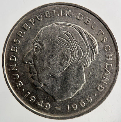 1973 Germany 2 Mark Coin | Fine Collectable Grade