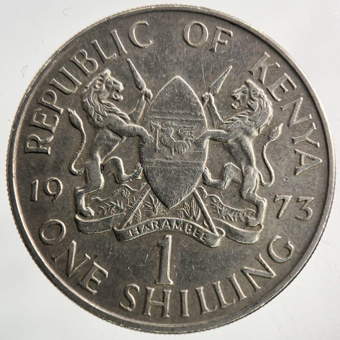 1973 Africa Kenya 1 Shilling Coin | Fine Collectable Grade