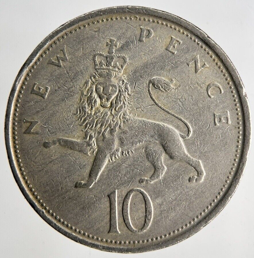 1973 Elizabeth II 10p 10 Ten Pence Coin | Fine Collectable Grade