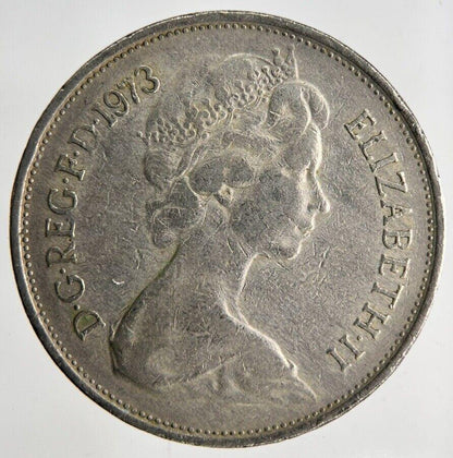 1973 Elizabeth II 10p 10 Ten Pence Coin | Fine Collectable Grade