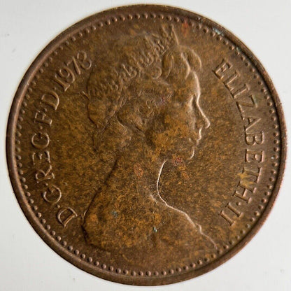 1973 Elizabeth II 2nd New Half 1/2 Penny Coin | Very High Grade