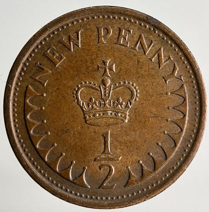 1973 Elizabeth II New 1/2 Half-Penny Coin | Very High Grade