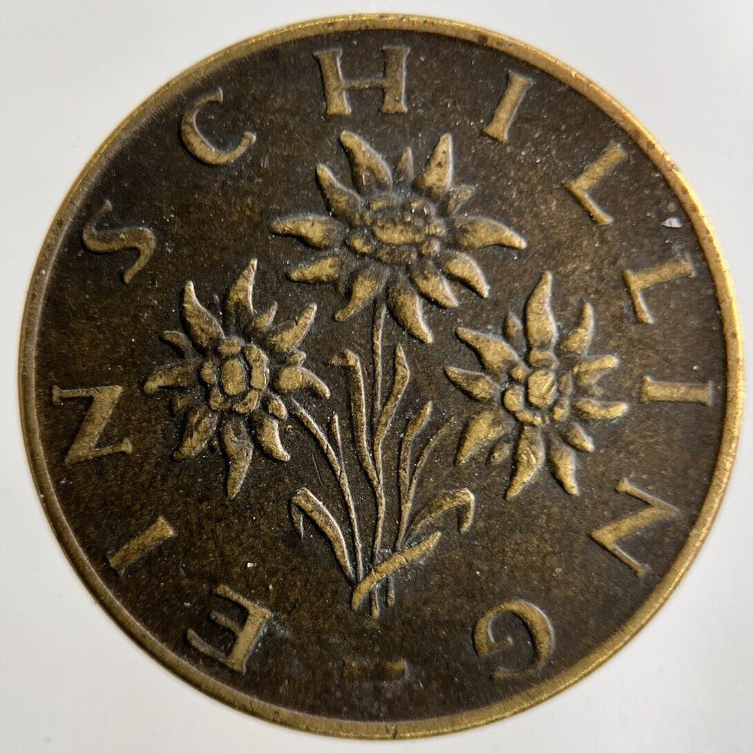 1973 Austria 1 Schilling Coin | Fine Collectable Grade