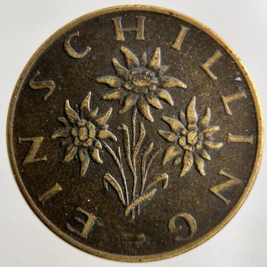 1973 Austria 1 Schilling Coin | Fine Collectable Grade