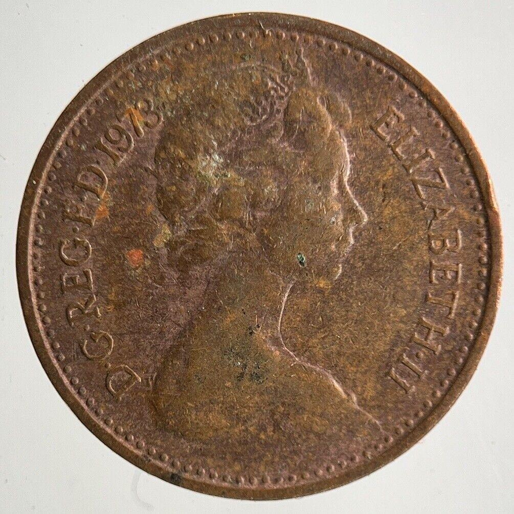 1973 Elizabeth II 2nd New 1/2 Half-Penny Coin | Fine Collectable Grade
