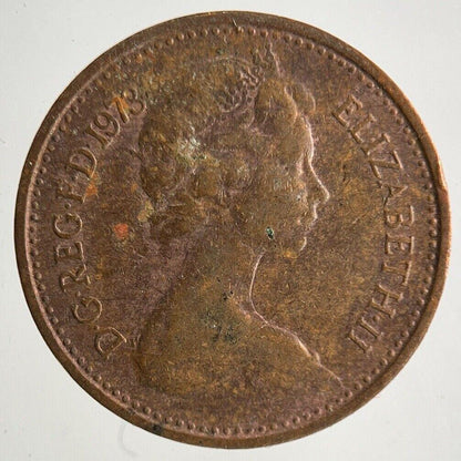 1973 Elizabeth II 2nd New 1/2 Half-Penny Coin | Fine Collectable Grade