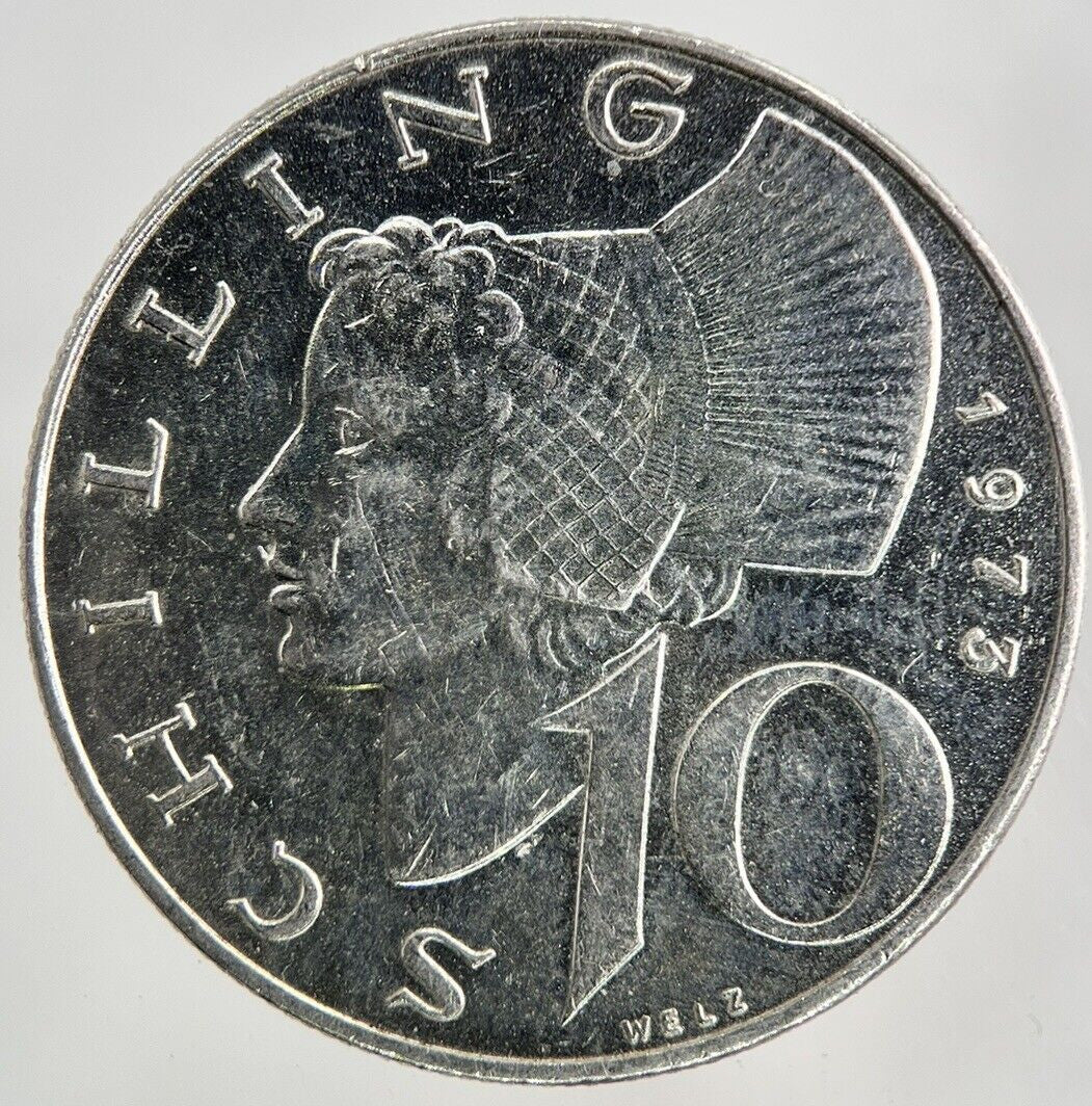 1973 Austria 10 Schilling Silver Coin | Collectable Grade