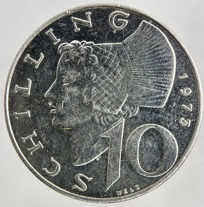 1973 Austria 10 Schilling Silver Coin | Collectable Grade