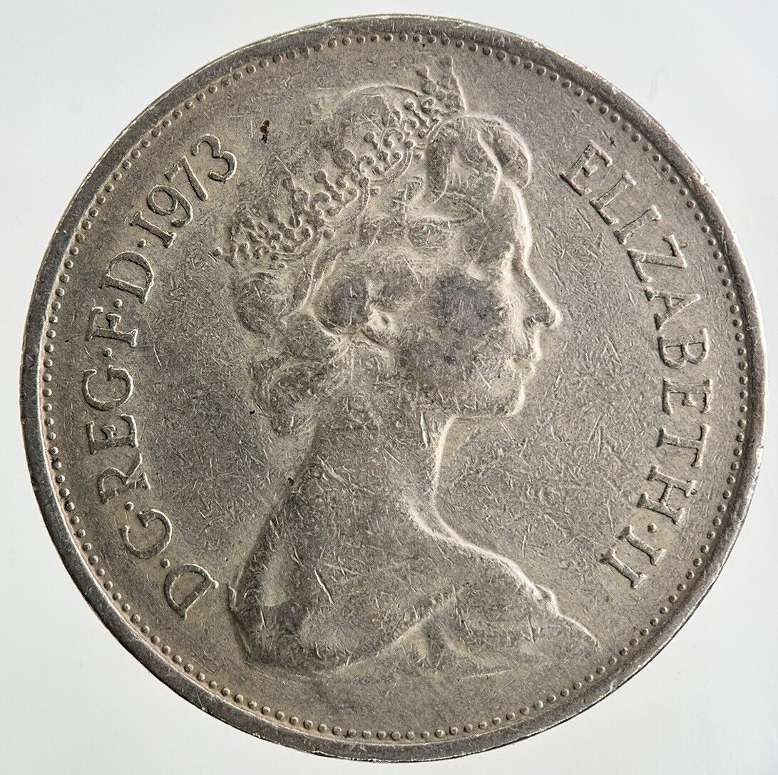 1973 Elizabeth II 2nd 10p Ten-Pence Coin | Fine Collectable Grade