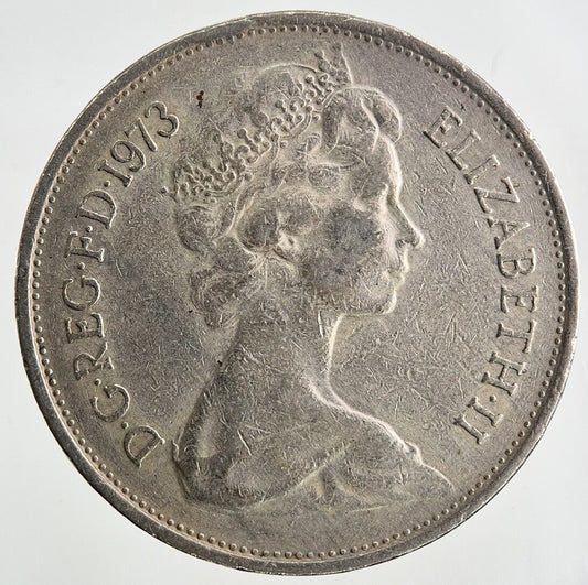 1973 Elizabeth II 2nd 10p Ten-Pence Coin | Fine Collectable Grade