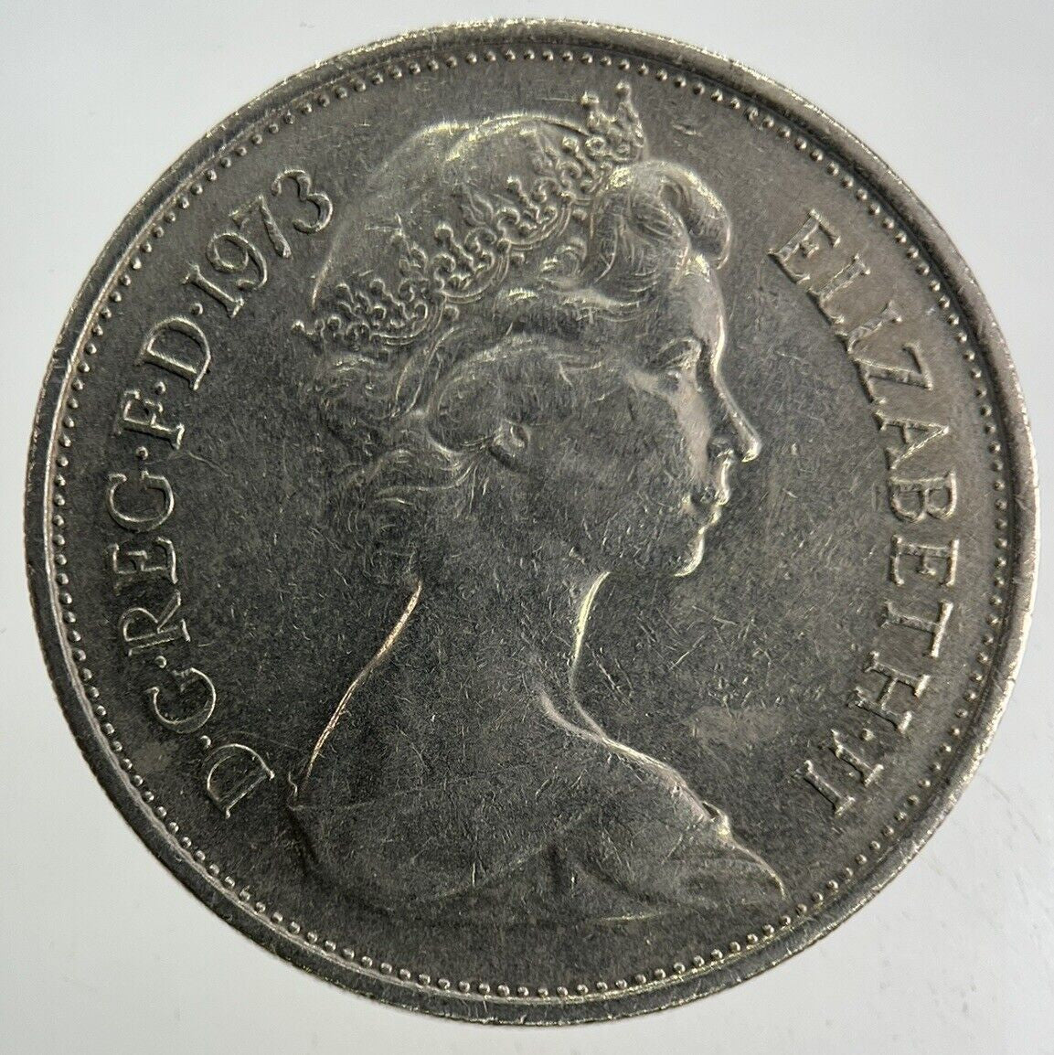 1973 Elizabeth II 2nd 10p Ten-Pence Coin | Fine Collectable Grade