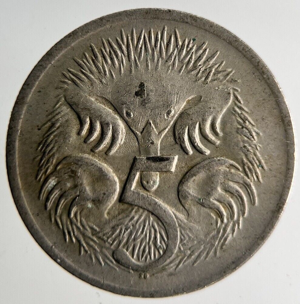 1974 Australia 5 Cents Coin | Fine Collectable Grade