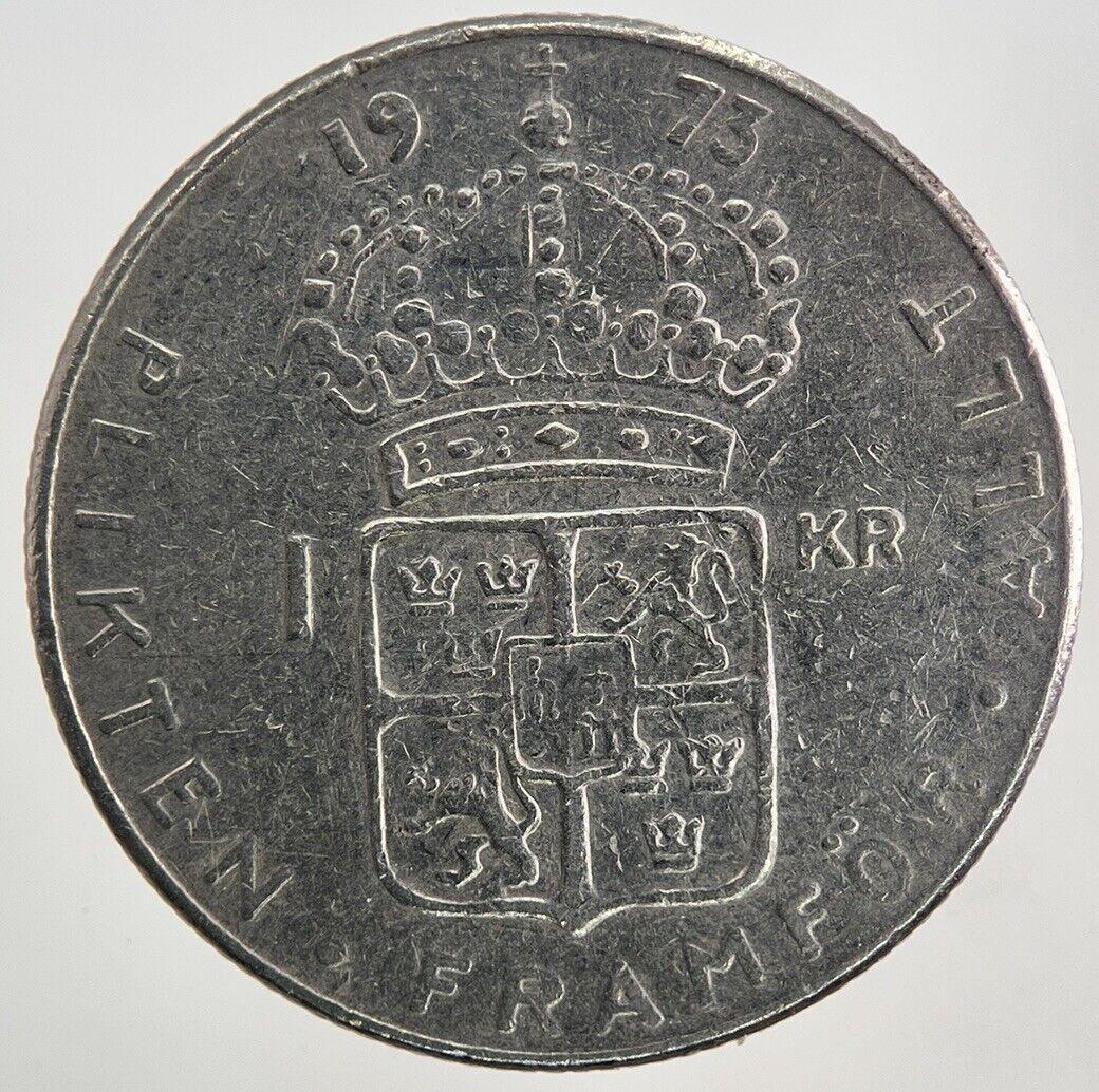 1973 Sweden 1 Krona Coin | Very High Grade