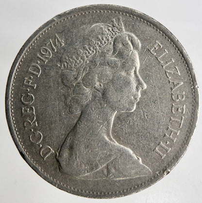 1974 Elizabeth II 10p 10 Ten Pence Coin | Fine Collectable Grade