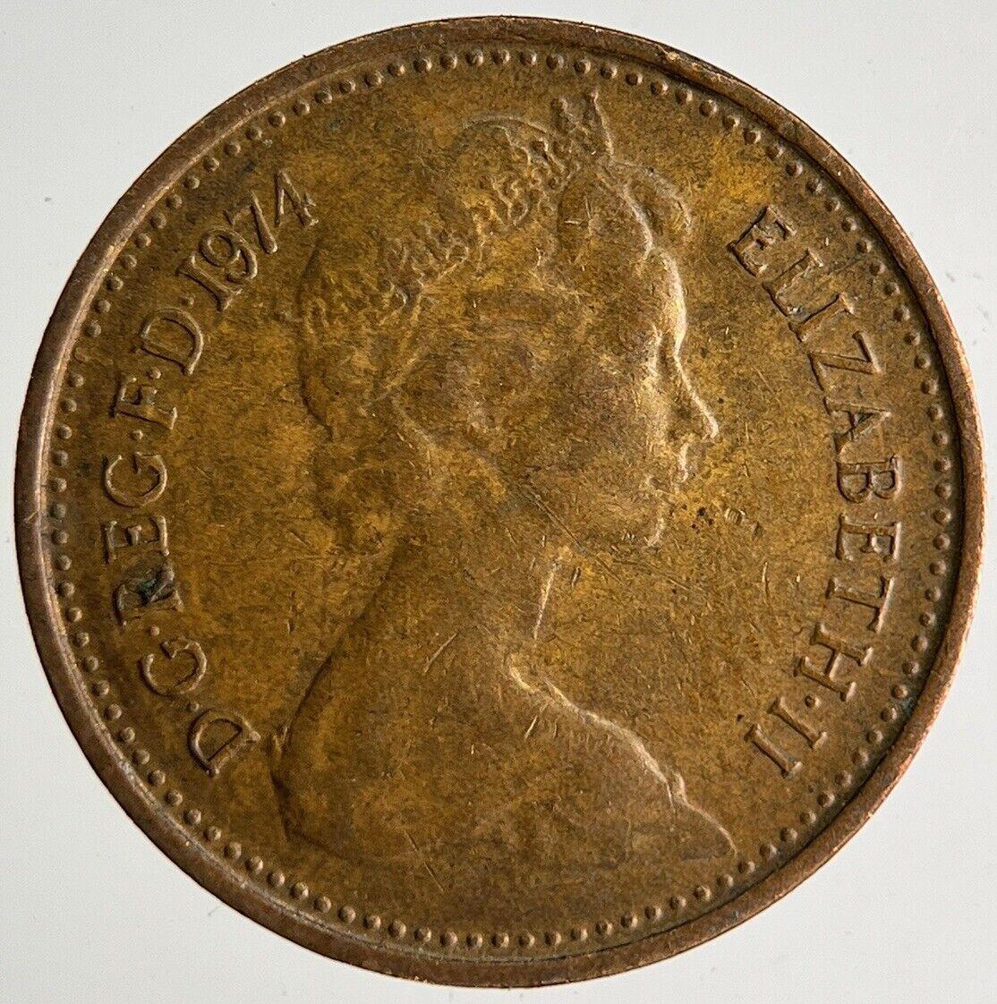 1974 Elizabeth II New 1/2 Half-Penny Coin | Very High Grade