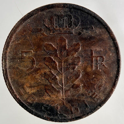 1974 Belgium 5 Franc Coin | Collectable Grade