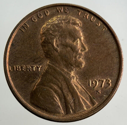 1973-S US USA One Cent Coin | Very High Grade