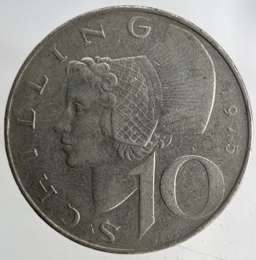 1975 Austria 10 Schilling Coin | Fine Collectable Grade